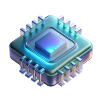 serene abstract A single, bioluminescent microchip, intricately patterned, emitting a soft, ethereal glow, rendered in a photorealistic style with extreme close-up high quality png