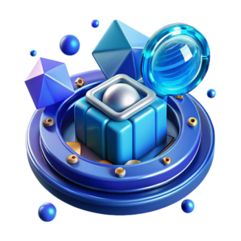 wonderful rustic Futuristic Hud Element Blue Transparent for Ui Design exclusive png