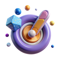 serene rustic Futuristic Loading Spinner Animation Cutout for Web Design exclusive png