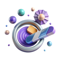 wonderful abstract Futuristic Loading Spinner Animation Cutout for Web Design authentic png