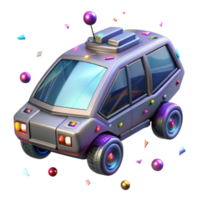 magnificent traditional Futuristic Vehicle Isolated with Hovering Capabilities for Transportation Design premium png
