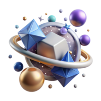 impressive abstract Galactic Center Cutout for Science Fiction Graphics premium png