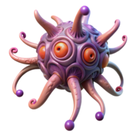 stunning modern Alien spore with intricate tendrils and patterns premium png