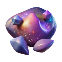 serene classic Galaxy Texture Gradient Cutout for Graphic Design authentic png