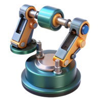 impressive abstract Robotic probe with extendable sensor arms high resolution png