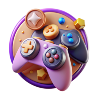 extraordinary abstract Gaming Controller Buttons Isolated for Esports Graphics premium png