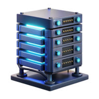 serene rustic A server rack with glowing LEDs and intricate cabling, dark and moody lighting, industrial style authentic png