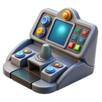 serene minimalist Spaceship cockpit control panel, buttons and screens genuine png