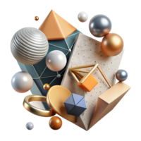 beautiful traditional Geometric Shapes with Text Annotation Isolated for Explanatory Diagrams authentic png