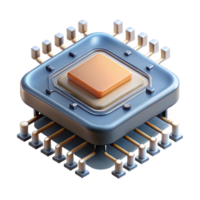 impressionante tradicional uma fechar-se do uma microchip superfície, revelador intrincado circuitos e transistores, iluminado de a elétron microscópio, dentro uma científico estilo Prêmio png
