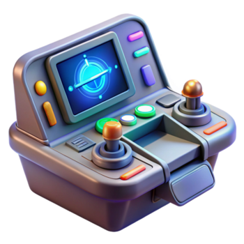 imponerande minimalistisk rymdskepp navigering trösta, komplex skärmar, lysande knappar äkta png