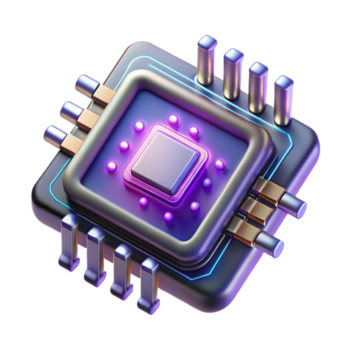 vibrante abstrato cyberpunk dados lasca, brilhando circuitos, intrincado Projeto profissional png