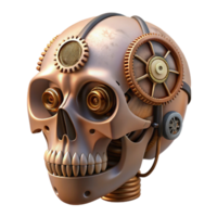 beautiful artistic A steampunk prosthetic leg with intricate gears and pistons, highly polished metallic finish, dramatic spotlighting high resolution png