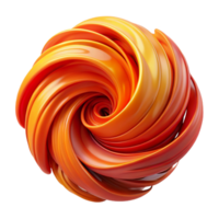 wonderful artistic A chaotic field of swirling brushstrokes, dominated by deep reds and oranges, with impasto texture, in an abstract expressionist style authentic png