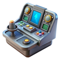 wonderful modern Spaceship cockpit control panel, complex buttons and displays 4K png