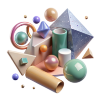 vibrant abstract Geometry Theorems Compilation Isolated for Educational Use genuine png