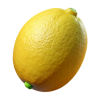 serene minimalist A single, ripe lemon, yellow and textured high resolution png