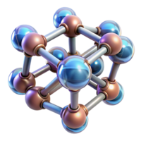 magnificent rustic A group of nanobots assembling a complex molecular structure, illuminated by a microscopic light source, in a scientific illustration style high resolution png