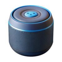 extraordinary artistic Smart speaker with voice assistant activated detailed png