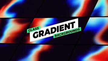 vidro gradiente fundos motion_graphic