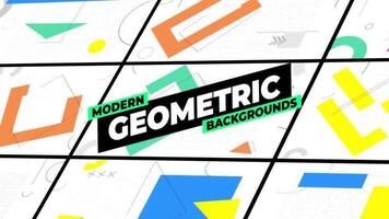 moderno geométrico fundos motion_graphic