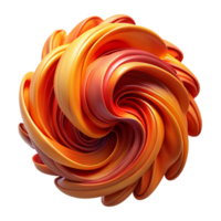 serene artistic A chaotic field of swirling brushstrokes, dominated by deep reds and oranges, with impasto texture, in an abstract expressionist style genuine png