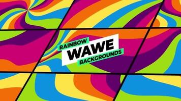 arco Iris onda fundos motion_graphic