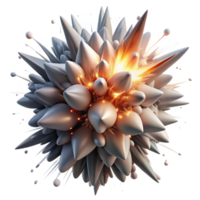 vibrant contemporary Exploding particles of light forming a dynamic, asymmetrical composition, with a high-contrast chiaroscuro lighting, in a futuristic, abstract expressionist style original png