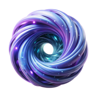 beautiful modern A dynamic, swirling mass of digital particles, forming a vortex-like shape, with a dramatic, neon lighting, in a cyberpunk, abstract style high resolution png