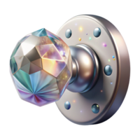 magnificent creative Glass Door Knob Frosted Finish Transparent for Privacy Applications authentic png
