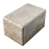 impressive artistic Concrete block, textured surface, detailed png