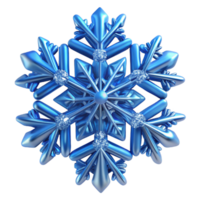 impressive minimalist A single perfect snowflake, intricate crystalline structure, illuminated by a cold blue light, macro photography style genuine png