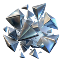 impressive vintage Glass Texture Broken Shards Isolated for Crime Scene Design high resolution png