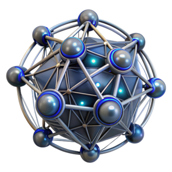 meraviglioso rustico un' complesso Rete di interconnesso Linee e curve, con un' freddo, tecnologico luce, nel un' cyberpunk stile autentico png