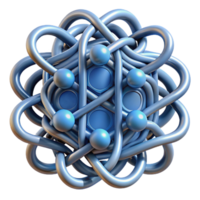 impressive creative A complex network of interwoven lines and curves, resembling a circuit board, in a futuristic, technological style high resolution png