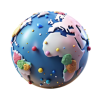 extraordinary creative Globe Showing Continents Geography Education Tool Cutout for Social Studies Class high resolution png
