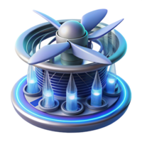 dramatic modern Kinetic architecture with moving parts powered by wind, dynamic lighting, futuristic style high quality png