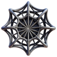 magnificent vintage A complex network of interwoven lines and curves, resembling a spiderweb, in dark, gothic tones high quality png