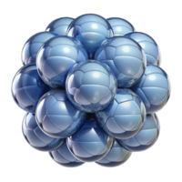 vibrant vintage A series of overlapping, transparent spheres, each containing a unique geometric pattern, in a cool, monochromatic color palette detailed png
