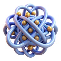 serene contemporary A complex network of interwoven lines and curves, resembling a circuit board, in a futuristic, technological style professional png