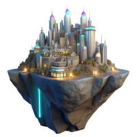 beautiful classic A futuristic city, built into the side of a cliff, glows with the light of a thousand windows, night lighting, matte painting style high resolution png