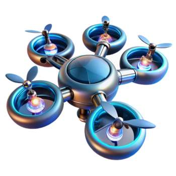 serene minimalist A group of drones forming a complex aerial display, illuminated by synchronized, flashing lights, futuristic performance art style original png