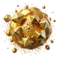serene classic Gold Dust Particle Texture Transparent Effect high resolution png
