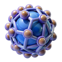serene minimalist Nanotechnology microscopic image professional png