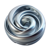 serene contemporary A swirling vortex of liquid chrome, reflecting the surrounding environment, with a futuristic, minimalist aesthetic exclusive png