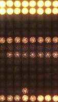 Glitch effects on the wall of light, loop video