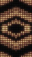 Endless pulsation of the pattern on the wall of light video