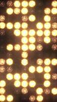 Quick random flash of lights in the wall of light video