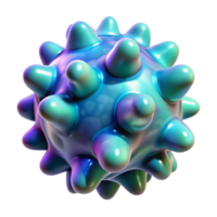 stunning contemporary A pulsating, organic form, resembling a living cell, with iridescent textures and bioluminescent accents genuine png