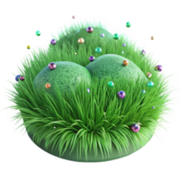 impressive abstract Green Grass Tufts Isolated for Garden Design Projects exclusive png